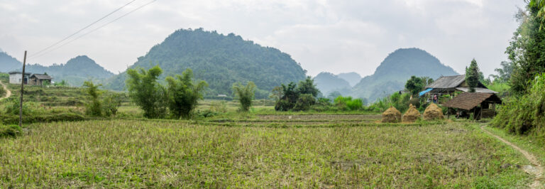 Sur le haut plateau de Quyết Tiến avant le col de Quan Ba
