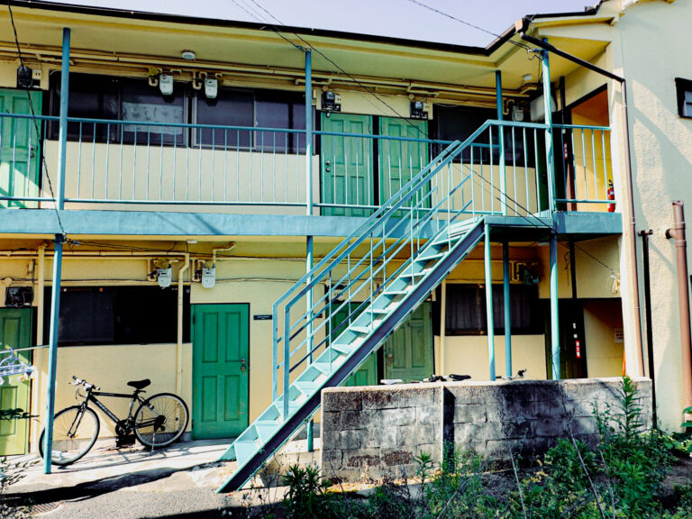 Escalier bleu