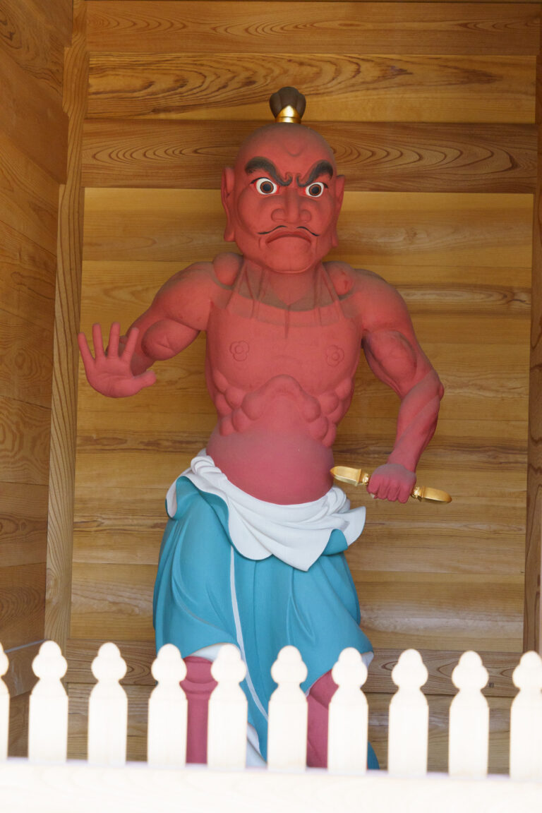 Le gardien Niō rouge